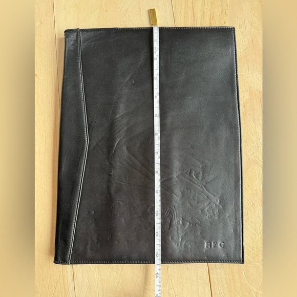 Stuart Kern America Leather Legal Pad Portfolio with pad and pen - Picture 2 of 7